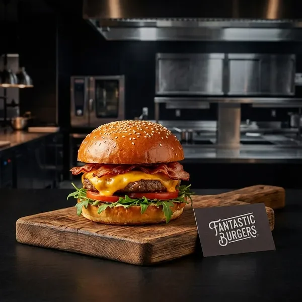 Fantastic gourmet burger