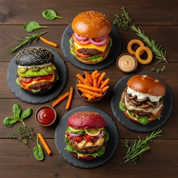 Fantastic Burgers menu selection